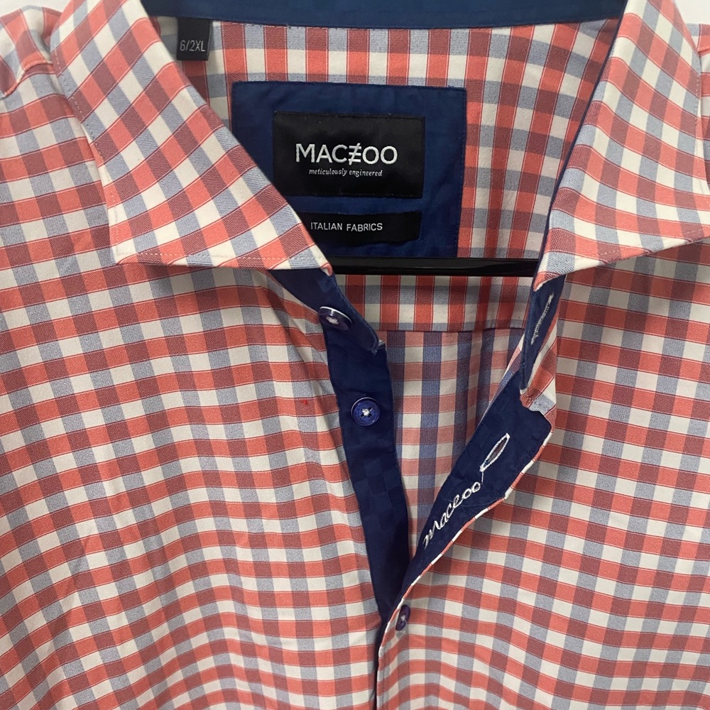 Men’s Maceoo designer dress shirt long sleeve. XXL European size 6. - Picture 2 of 4